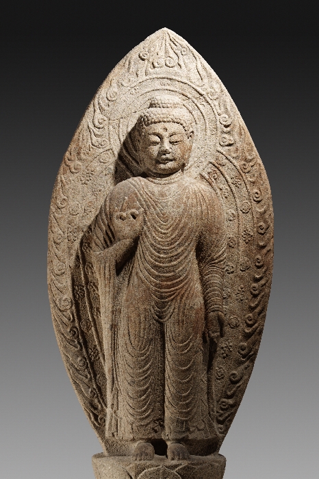 감산사 석조아미타불입상 이미지 1 보기