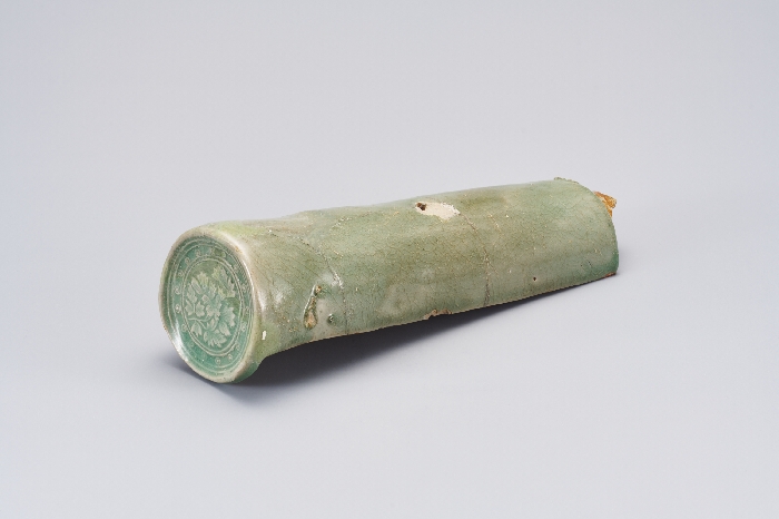 청자 모란무늬 수막새 이미지 1 보기