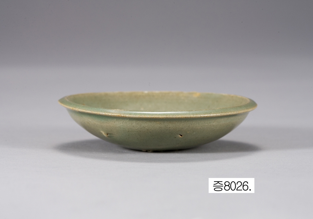 청자 압인양각 연꽃무늬 접시 이미지 2