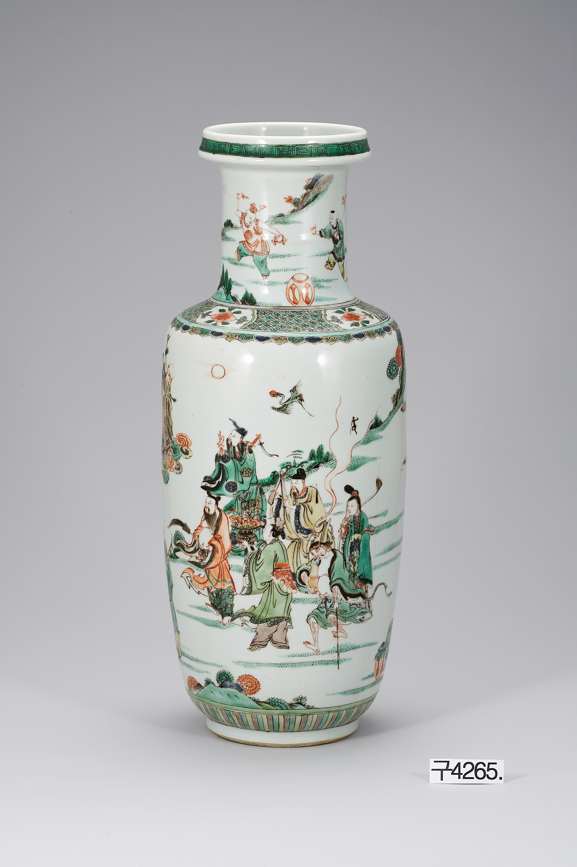 오채 팔선무늬 병 이미지 1