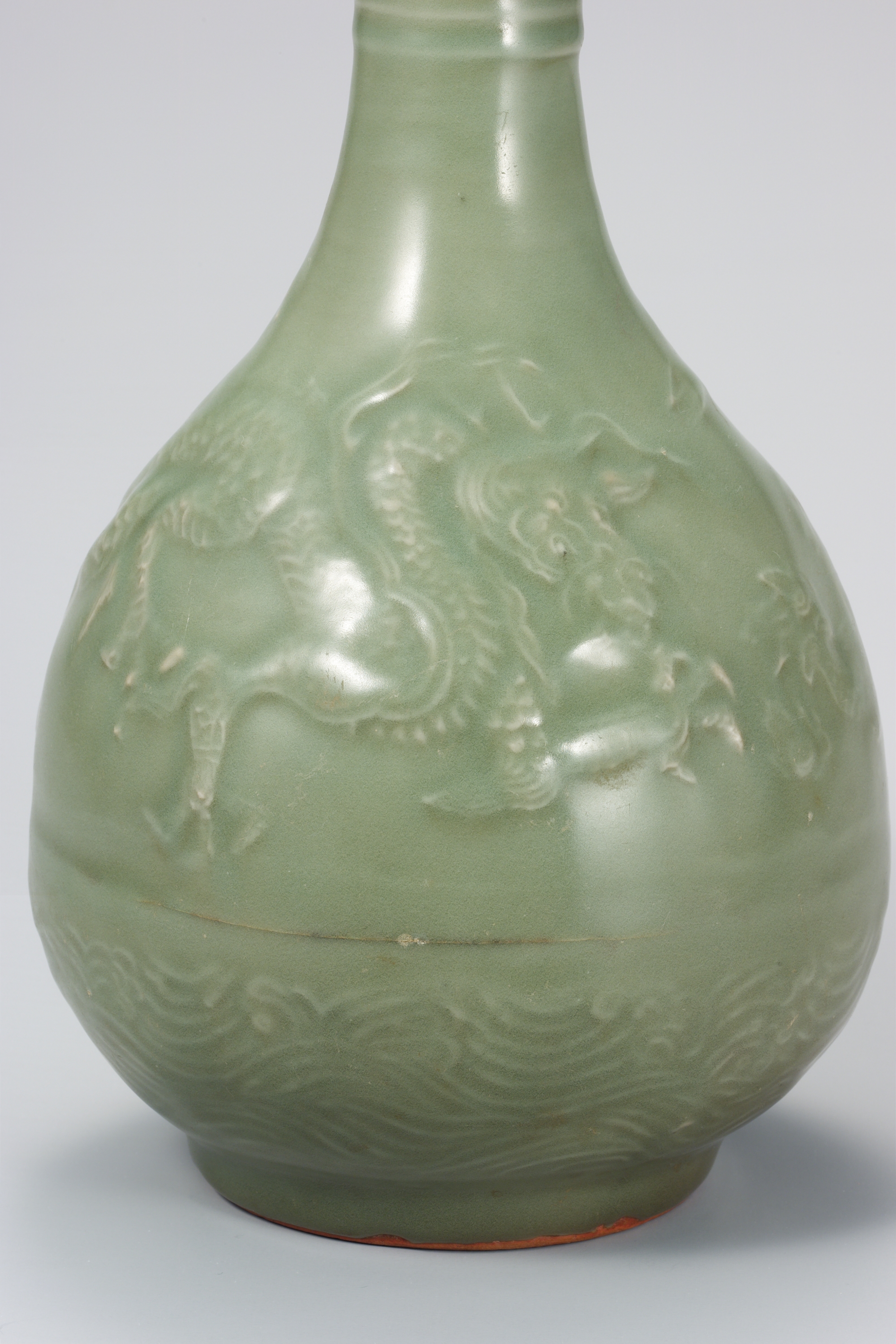 청자 구름 용무늬 병 이미지 4