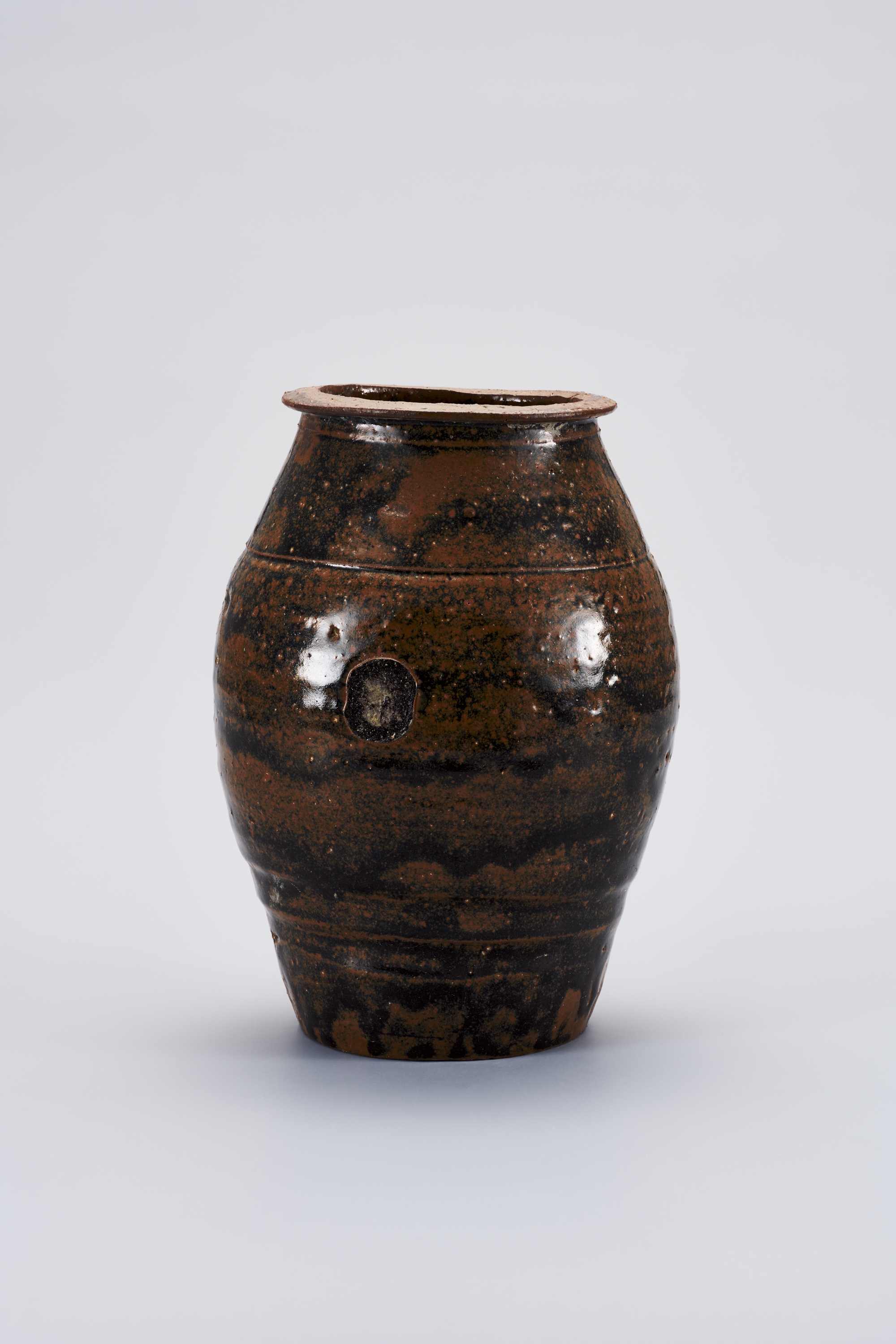 잡유 도기 항아리 이미지 1