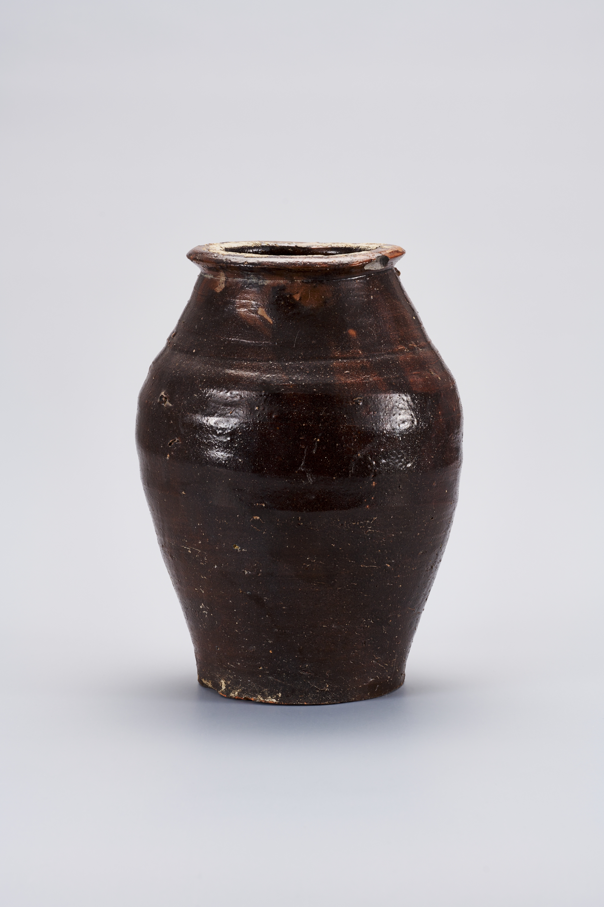 잡유 도기 항아리 이미지 1