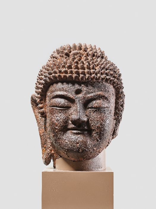 鉄造仏頭 | 収蔵品検索::国立中央博物館