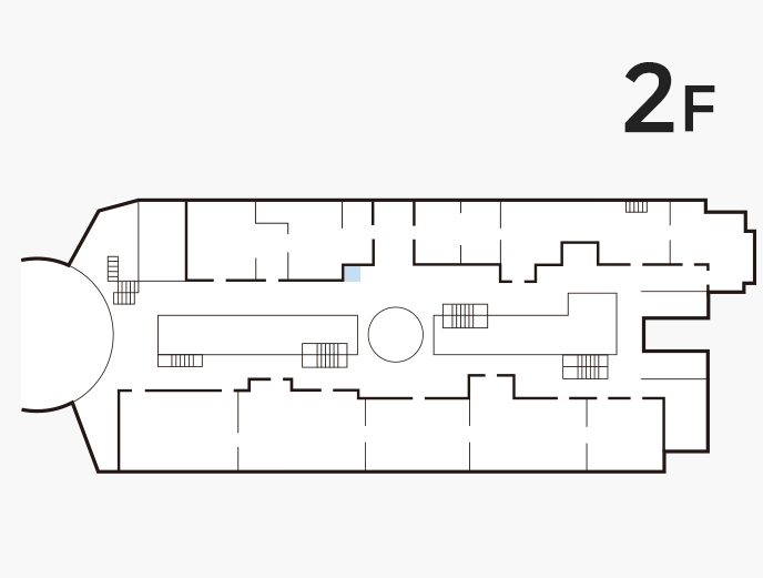 명품 실감은 상설전시관 2층 서화Ⅱ실 앞 휴게공간에 위치해 있습니다.